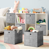 SONGMICS Storage Boxes 6 packs Non-Woven Fabric Grey RFB002G02V1