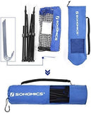 SONGMICS 4m Portable Tennis Badminton Net Blue SYQ400