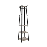 VASAGLE Coat Rack 3 Shelves Greige LCR080B02