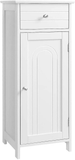 VASAGLE Floor Cabinet with 1 Door and Drawer White BBC48WT