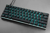 Vortex Poker 3 RGB Mechanical Gaming Keyboard Cherry MX Blue Switch VTK-6100R-BLBK