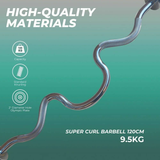 Verpeak Olympic Barbell 120CM Super Curl Bar VP-BB-117-AC