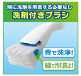 [6-PACK] Johnson Scrubbing Bubble Flushable Toilet Brush Floral Soap Scent Disposable (1 set)