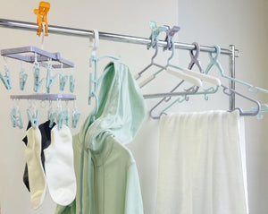 [10-PACK] KOKUBO Japan Clothes Peg  Hangers