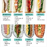 MARNA Sandwich Rice Ball Lightweight Maker & Container Red 162_22_165mm