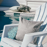 Cushion Cover-With Piping-Lunar Smoke-60cm x 60cm