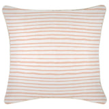 Cushion Cover-With Piping-Paint Stripes Blush-60cm x 60cm