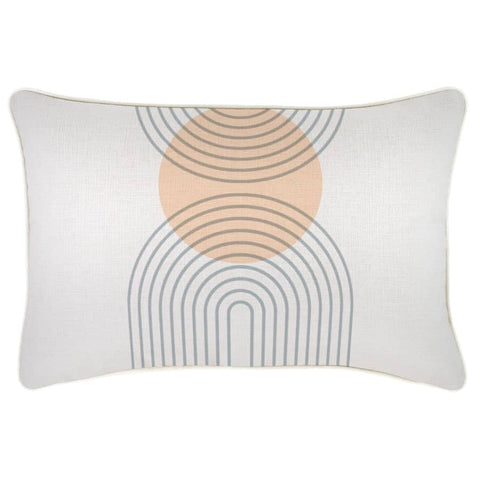 Cushion Cover-With Piping-Rising-Sun-35cm x 50cm