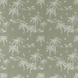 Cushion Cover-Coastal Fringe Natural-Postcards Sage-45cm x 45cm