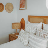 Cushion Cover-Boho Textured Single Sided-Bali Hai-30cm x 50cm