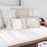 Cushion Cover-Boho Textured Single Sided-Moon Lover-50cm x 50cm