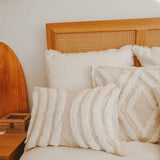 Cushion Cover-Boho Textured Single Sided-Moon Lover-30cm x 50cm