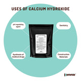 2Kg Food Grade Calcium Hydroxide Powder - FCC Hydrated Slaked Pickling Lime