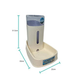 3.5L Pet Water Dispenser Bottle Automatic Dog Cat Drinking Bowl