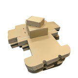 72x Die Cut Cardboard Boxes - 220x170x90mm Packaging Shipping Carton