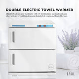 32L White UV Electric Towel Warmer Steriliser Cabinet Beauty Spa Heat Sanitiser