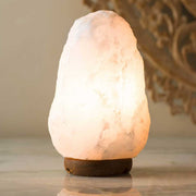 12V 12W 3-5Kg Himalayan White Salt Lamp Crystal Rock Natural Shape Unique Lamps