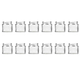 10x 300ml Flint Glass Jars + Twist Lids - Round Food Cosmetic Packing Containers