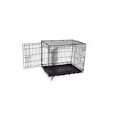 Dog Wire Crate X-Large - Portable Collapsible Travel Kennel - Pet Puppy Cage