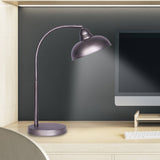 Sarantino Table Lamp Industrial Chic Adjustable Angle - Dark Grey