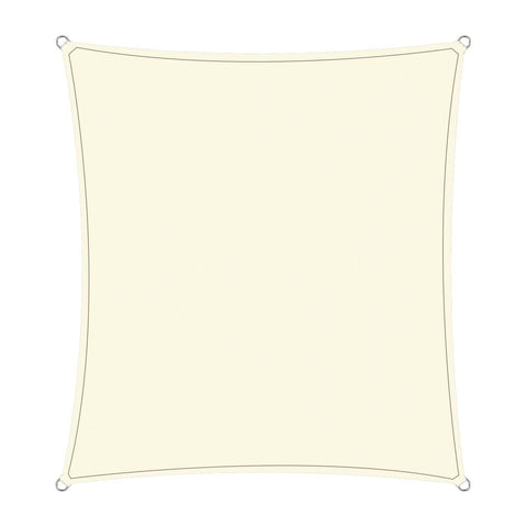 Wallaroo Waterproof Outdoor Shade Sail Sun Cloth Square 2.5x2.5M