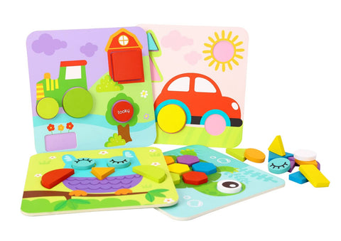 4 IN 1 SHAPE PUZZLES