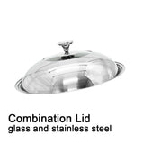 304 Stainless Steel 34cm Non-Stick Stir Fry Cooking Kitchen Wok Pan Without Lid Honeycomb Double Sided