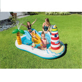 INTEX  Fishing Fun Play Center Inflatable Kiddie Pool 57162NP