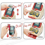 Kids Supermarket Ice Cream Cart Shop Dessert Food Pretend Role Play Set Toy Gift