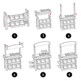 Kids Supermarket Ice Cream Cart Shop Dessert Food Pretend Role Play Set Toy Gift