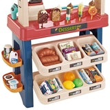 Kids Supermarket Ice Cream Cart Shop Dessert Food Pretend Role Play Set Toy Gift