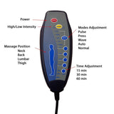 8 Point Massage Chair Executive Office Computer Seat Footrest Recliner Pu Leather Amber