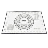 X Large Silicone Pastry Mat Thick Non Stick Baking Mat with Measurement 40*60 cm Fondant Mat Counter Mat Dough Rolling Mat Oven Liner Pie Crust Mat
