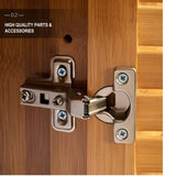 8 Tier Bamboo Large Capacity Storage Shelf Shoe Rack Cabinet 4 Doors 1 Drawer