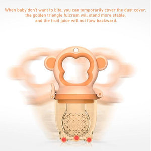 2 X Newborn Baby Food Fruit Nipple Feeder Pacifier Safety Silicone Feeding Tool