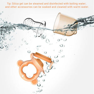 2 X Newborn Baby Food Fruit Nipple Feeder Pacifier Safety Silicone Feeding Tool
