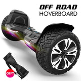 Gyroor 8.5 inch Hoverboard with Bluetooth Speaker and LED Lights Self Balancing Electric Scooter Hoverboard Skateboard Off Road Black