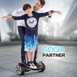 Gyroor 8.5 inch Hoverboard with Bluetooth Speaker and LED Lights Self Balancing Electric Scooter Hoverboard Skateboard Off Road Blue