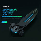TOMOLOO Dragon Knight H3 Kids Adult Hoverboard with Bluetooth Speaker and LED Lights Electric Skateboard Three Wheels