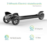 TOMOLOO Dragon Knight H3 Kids Adult Hoverboard with Bluetooth Speaker and LED Lights Electric Skateboard Three Wheels