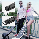 TOMOLOO Dragon Knight H3 Kids Adult Hoverboard with Bluetooth Speaker and LED Lights Electric Skateboard Three Wheels