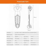 TOMOLOO Dragon Knight H3 Kids Adult Hoverboard with Bluetooth Speaker and LED Lights Electric Skateboard Three Wheels