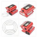 Portable Butane Gas Heater Camping Camp Tent Outdoor Hiking Camper Survival Red AU