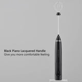 USB Charging Electric Egg Beater Milk Frother Handheld Drink Coffee Foamer AU with 2 Stainless Steel Whisks