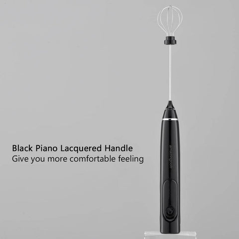 USB Charging Electric Egg Beater Milk Frother Handheld Drink Coffee Foamer AU with 2 Stainless Steel Whisks