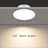 5 PCS NEW RADAR SENSOR LED DOWNLIGHT KIT 90MM 10W NON DIM 3 COLOR IN 1 WARM WHITE COOL WHITE DAY LIGHT TRI COLOR 3000/4000/6000