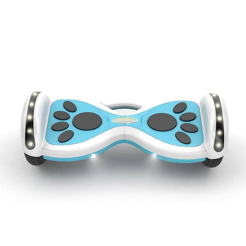 JD-S660 8" Hoverboard with Bluetooth Speaker and LED Lights Self Balancing Electric Hover Board Craft Skateboard Scooter Transporter BLUE