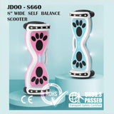 JD-S660 8" Hoverboard with Bluetooth Speaker and LED Lights Self Balancing Electric Hover Board Craft Skateboard Scooter Transporter BLUE