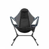 Camping Chair Foldable Swing Luxury Recliner Relaxation Swinging Comfort Lean Back Outdoor Folding Chair Outdoor Freestyle Portable Folding Rocking Chair