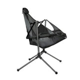 Camping Chair Foldable Swing Luxury Recliner Relaxation Swinging Comfort Lean Back Outdoor Folding Chair Outdoor Freestyle Portable Folding Rocking Chair